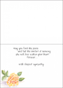 Peaceful Bouquet Sympathy Card-S4236 extra
