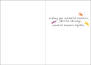 Blossoms Anniversary Card-A4495 extra