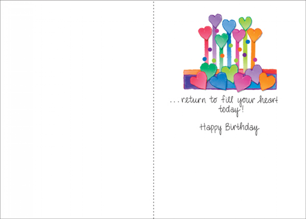 Dancing Hearts Birthday Cards extra