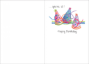 Nice Hats Birthday Cards-B186 extra
