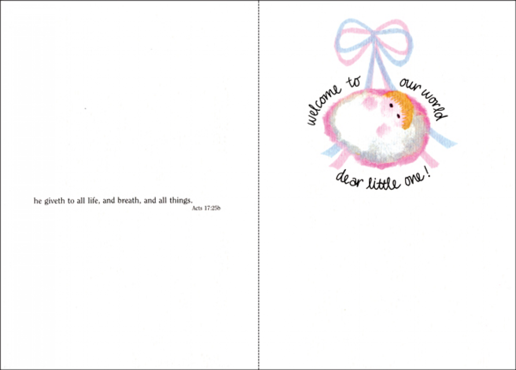 Baby Card-BA614C extra