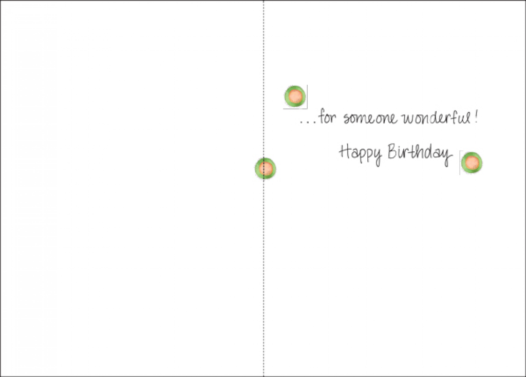 Wonderful Girl Birthday Card-B2164 extra