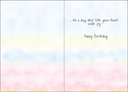 Beautiful Petal Birthday Card-BG103 extra