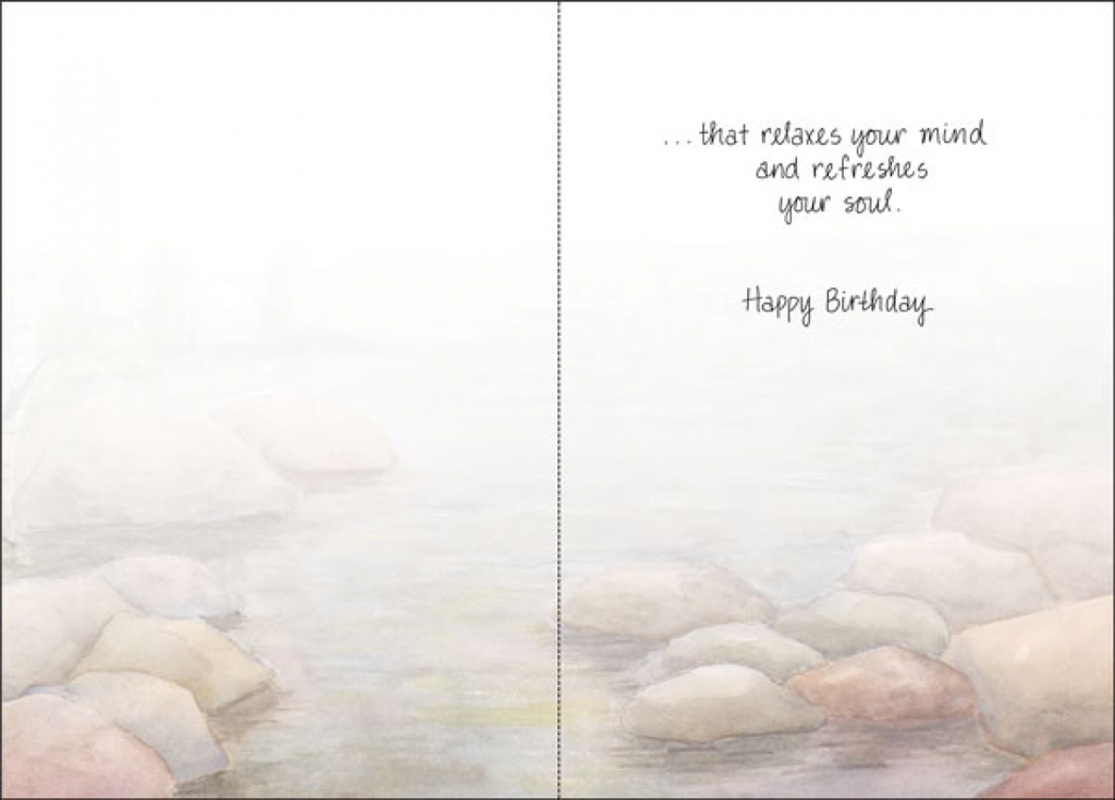 Quiet Place Birthday Card-BG102 extra