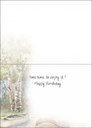Quaint Cabin Birthday Card extra