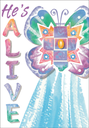 He's Alive Easter Greeting Card extra