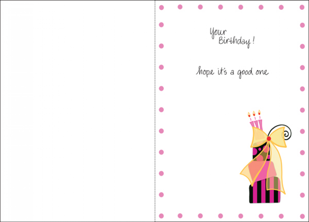 Cute Cake Birthday Card-B6101 extra