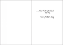 Father's Day Card-F4662 extra