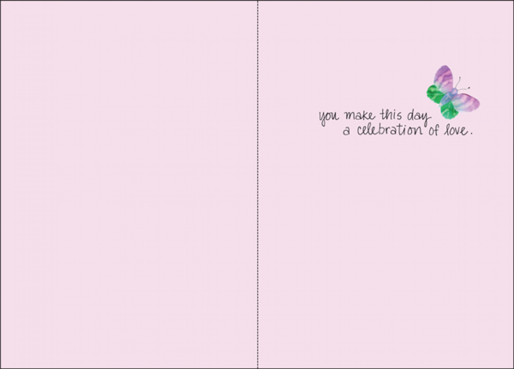 Pink Flower Mother's Day Card extra