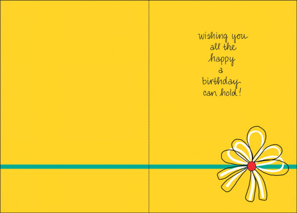 Birthday Gift Card-B6111 extra