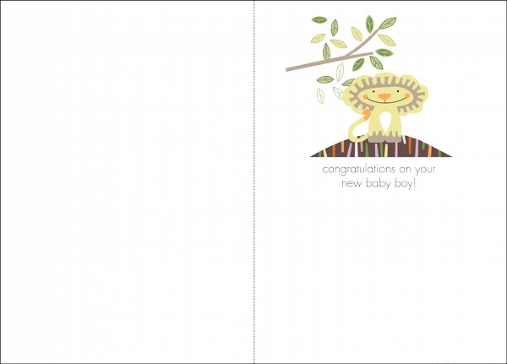 Baby Boy Card-BA9602 extra