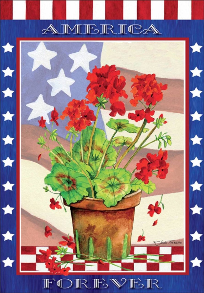 America Forever Greeting Card-FJ401 extra