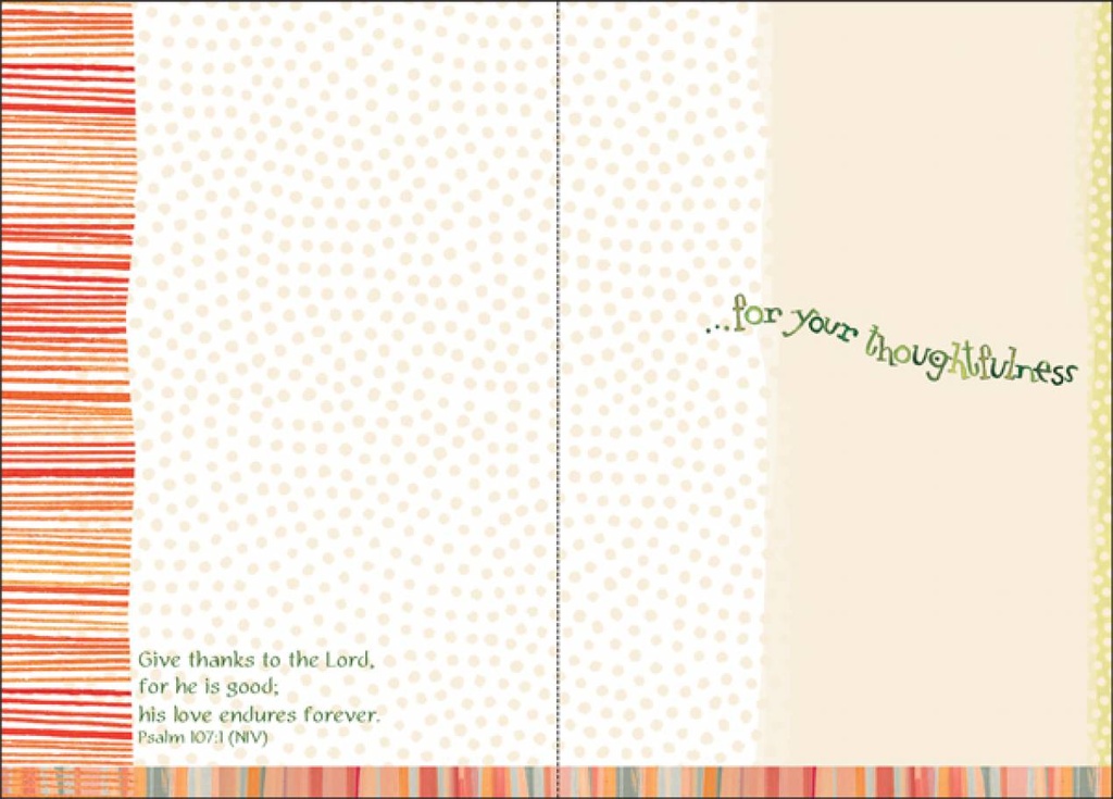 Robin Thank You with Scripture extra
