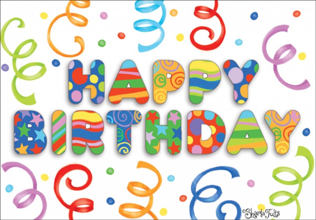 Streamer Birthday Card extra