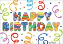Streamer Birthday Card extra