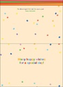 Streamer Birthday Card extra