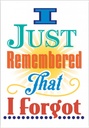 Just Remembered Birthday Card extra