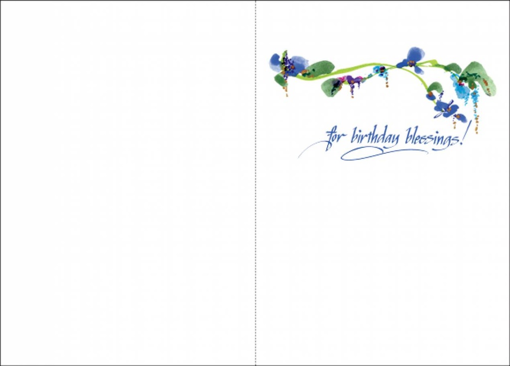 Happy Wishes Birthday Greeting Card-BF106 extra