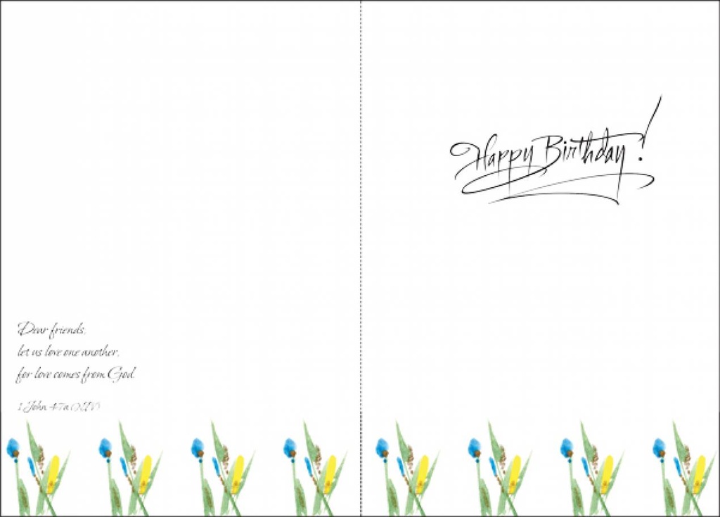 When God made you Birthday Card-BF105C extra