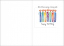 Heart Candles Birthday Card extra