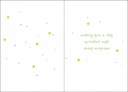 Cupcake Birthday Greeting Card-BJ102 extra