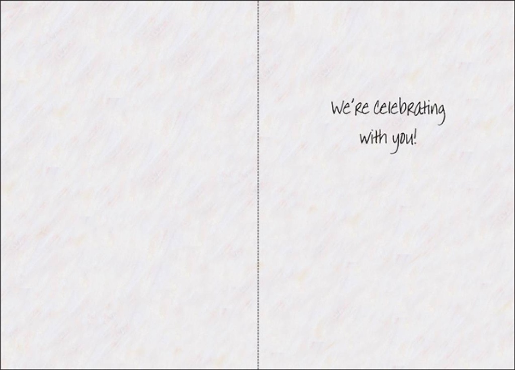 Bright Congratulations Card-CB402 extra