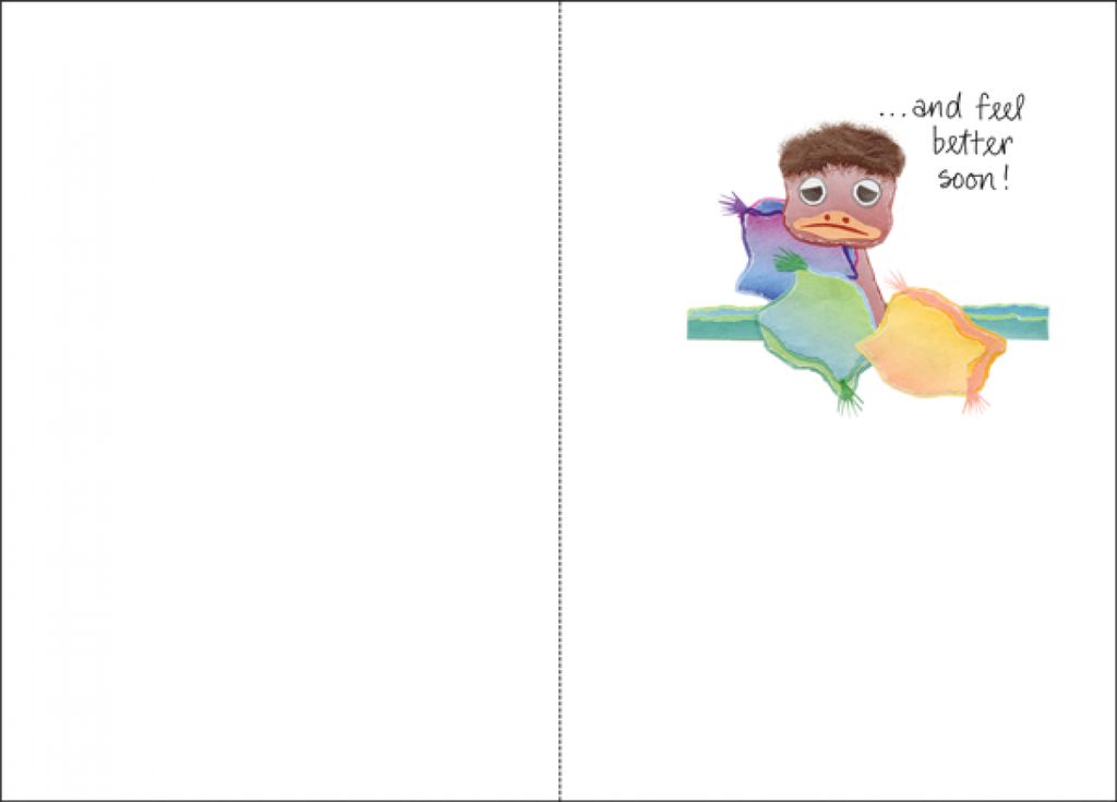 Chin Up Get Well Card-GW517 extra