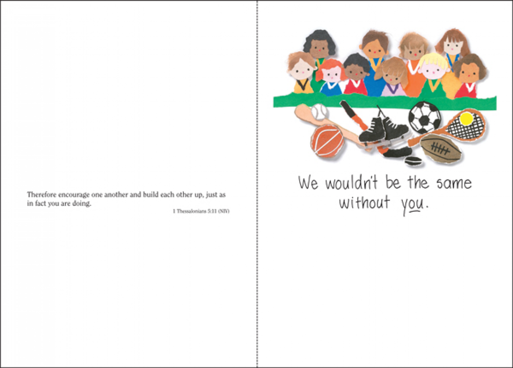 Coach Thank You Card-T341C extra