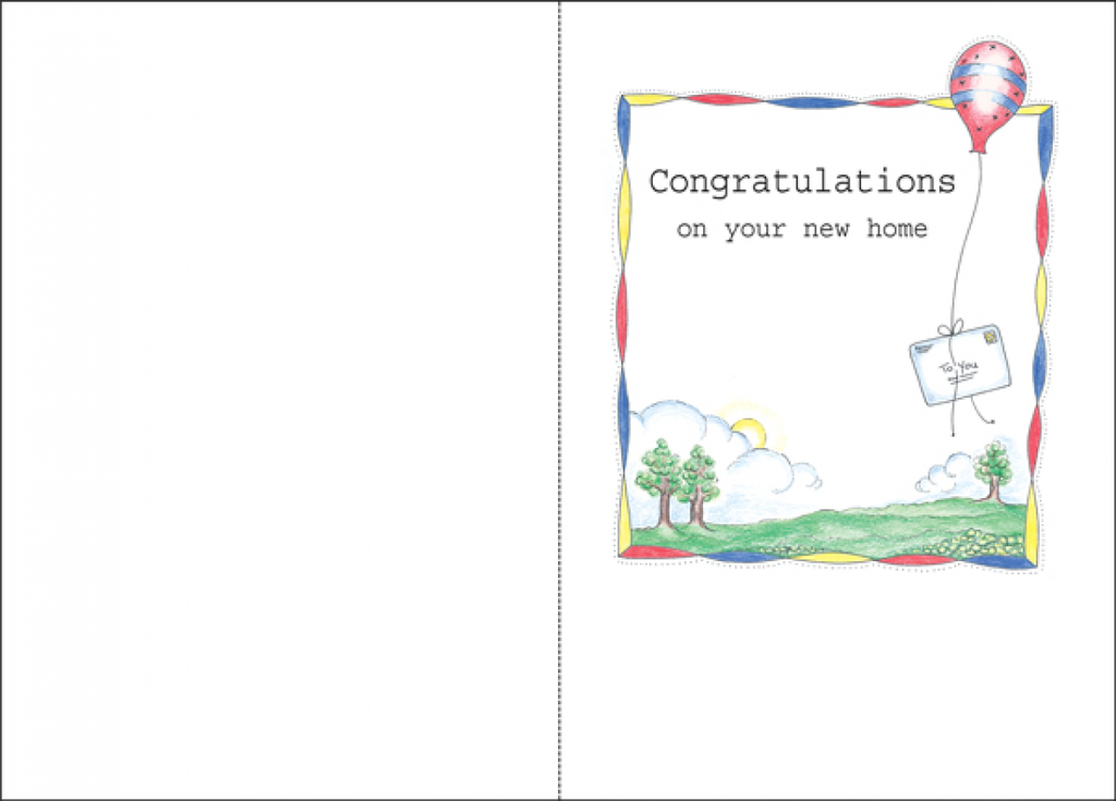 Mail Box Real Estate Home Card-HH442 extra