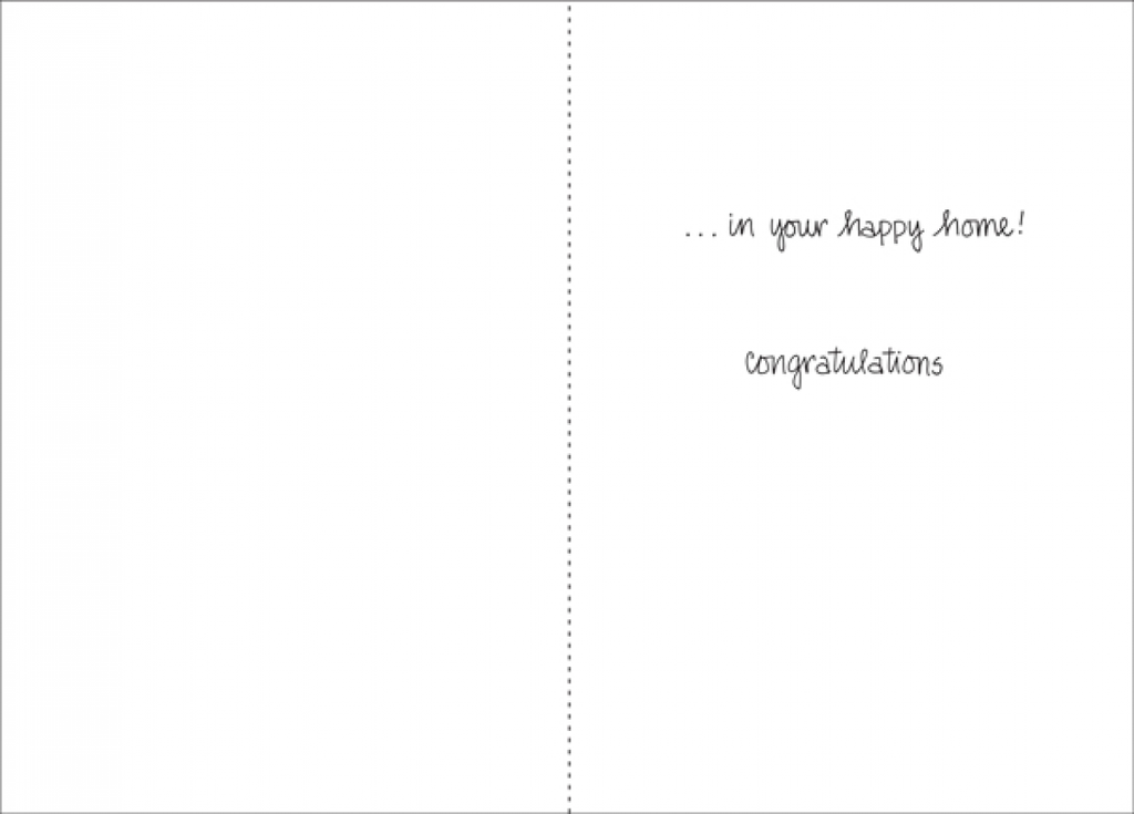 Home Anniversary Real Estate Home Card-RE4431 extra