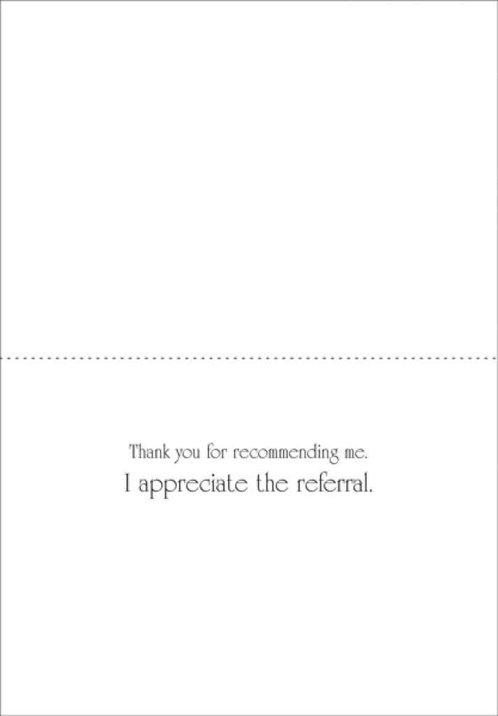Thank You for Recommending Me Card-QR54 extra