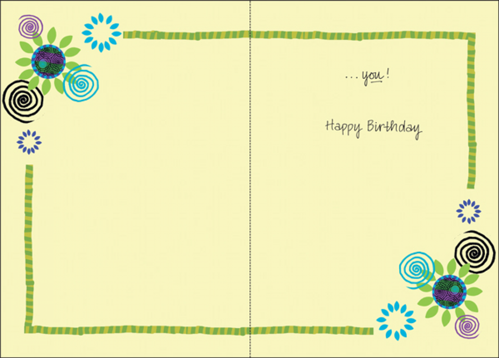 Glitter  Birthday Card-B6110 extra