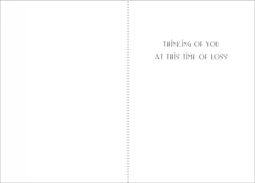 Thinking of You Sympathy Card-SM201 extra