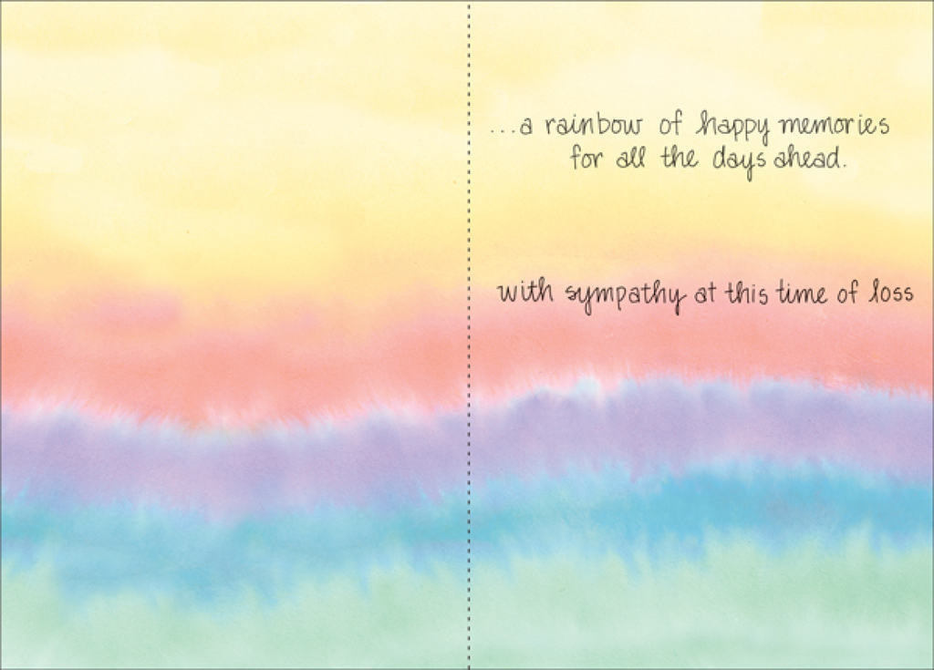 Rainbow Loss of Pet Card-PH441 extra