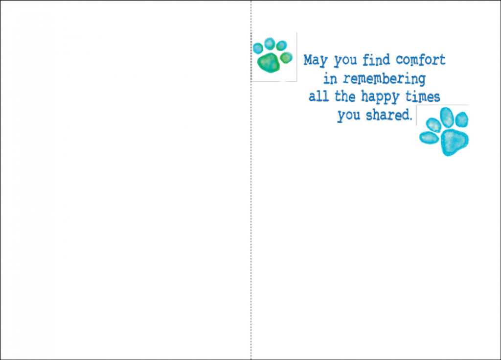 It Hurts Loss of Pet Card-PH447 extra