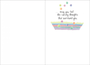 Birthday Anniversary Card-B125H extra