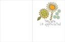 Sunflower Thank You Card-T18 extra