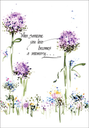Watercolor Flower Sympathy Card-SF202 extra