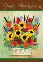 Thanksgiving Flowers Card-TGJ880 extra