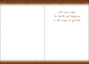 Thanksgiving Flowers Card-TGJ880 extra