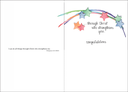 Star and Hat Scripture Graduation Card G406C extra