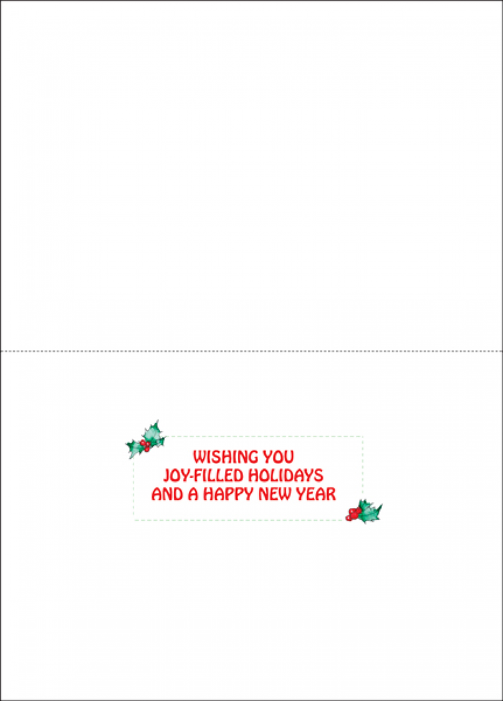 S-Joy Quilt Holiday Card-C2765 extra