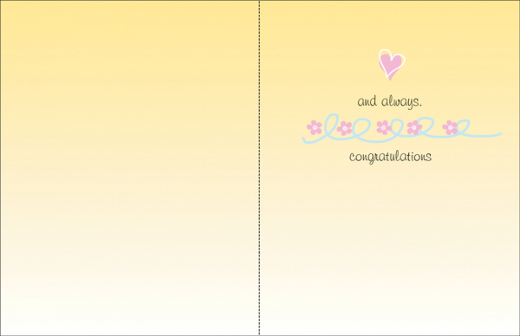 Loving Wishes Wedding Card-W51 extra