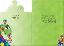 Dinosaur Birthday Card-BU116 extra