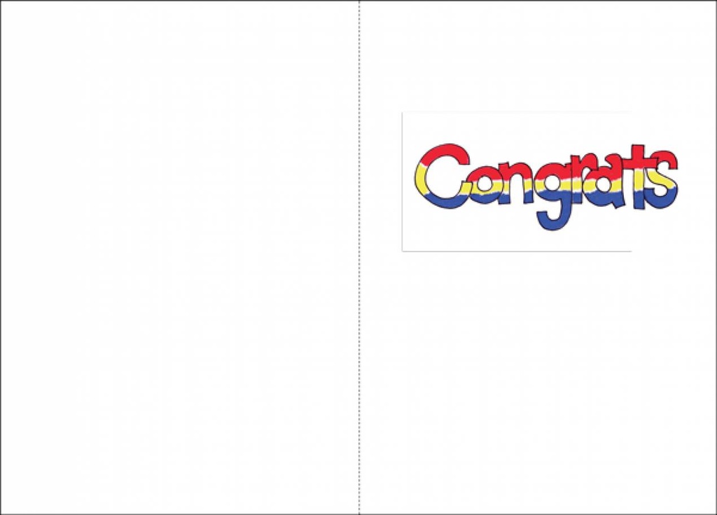 Wow Congratulations Card-CH457 extra