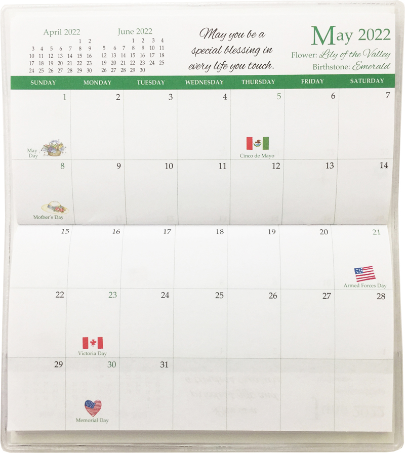 Quilt Theme Pocket Planner-PPCA202 extra