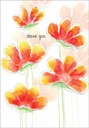 Floral Thank You Card-TH307 extra