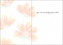 Floral Thank You Card-TH307 extra
