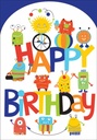 Little Aliens Birthday Card extra