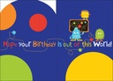 Little Aliens Birthday Card extra